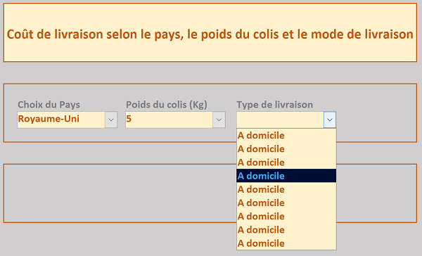 Liste déroulante liée formulaire Access avec extraction doublons selon requête intermédiaire