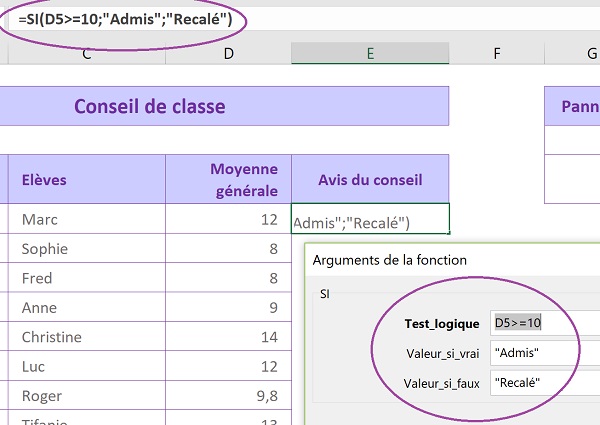 Calculs conditionnels dans Excel pour créer des tableaux dynamiques adaptés au contexte