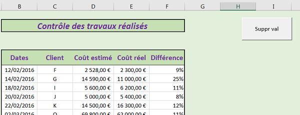 Supprimer lignes tableau selon valeurs en VBA