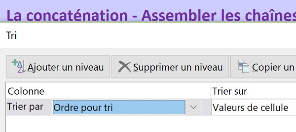 Trier un tableau Excel sur des valeurs numériques aléatoires