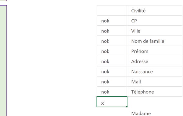 Compter indicateurs booléens avec fonction Excel Nb.Si pour autoriser ou refuser soumission formulaire