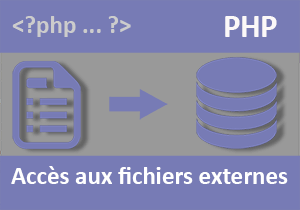 Accéder au contenu des fichiers externes en PHP