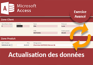 Actualiser les données sur formulaire Access