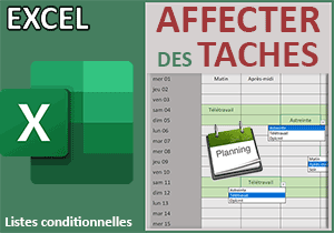 Affecter des tâches avec des listes déroulantes variables