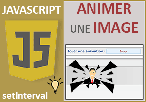 Animer une image au clic sur un bouton Javascript