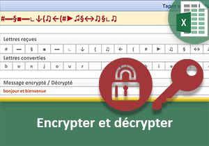 Application Excel d encryptage de textes