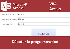 Apprendre à programmer en VBA Access