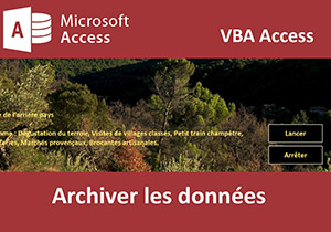 Archiver les données en Visual Basic Access