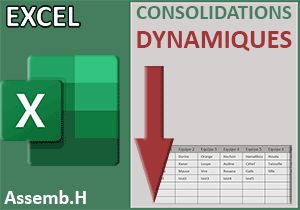 Assembler des tableaux avec des données en évolution