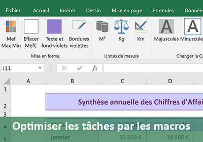 Automatiser les actions grâce aux macros Excel