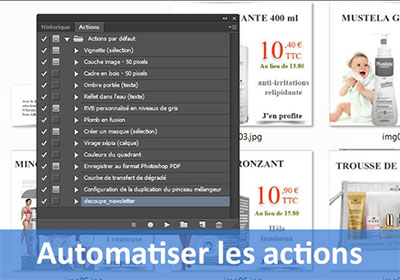 Automatiser les actions récurrentes avec Photoshop