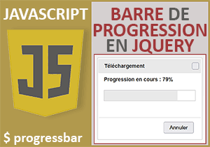 Barre de progression Web en JQuery