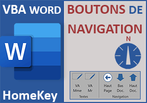 Boutons de déplacement en VBA Word