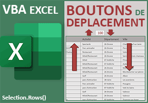 Boutons de déplacements rapides en VBA Excel