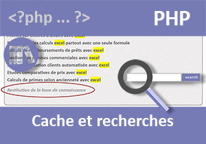 Cache et résultats de recherche en Php