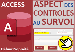 Changer l aspect des zones du formulaire au survol