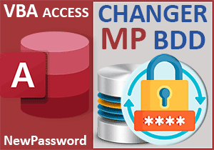 Changer le mot de passe d une base de données en VBA Access