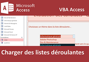 Charger dynamiquement une liste déroulante en VBA