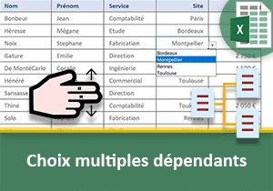 Choix multiples dépendants et automatisés