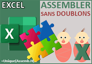 Consolider des tableaux Excel sans doublons