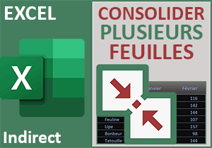 Consolider les données de plusieurs feuilles Excel