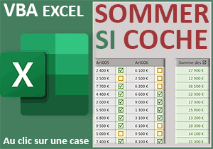 Consolider les ventes cochées en VBA Excel