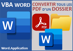 Convertir tous les PDF d un dossier en fichiers Word