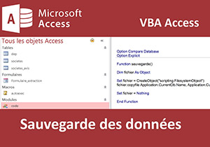 Copie de sauvegarde automatisée en VBA Access