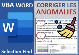 Corriger les défauts dans un document en VBA Word