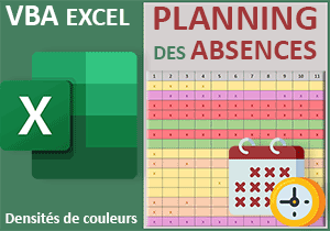 Couleurs automatiques des lignes pour compter les absences