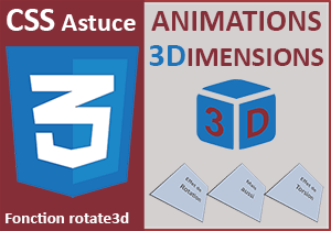 Créer des effets d animation Trois D en CSS