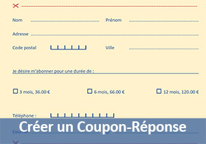 Créer un coupon réponse avec Word