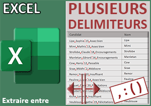 Découper des textes Excel sur plusieurs caractères