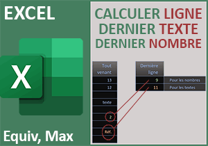 Dernière ligne d un texte ou d un nombre avec Excel