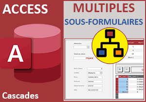 Détail des commandes du client sur un même formulaire