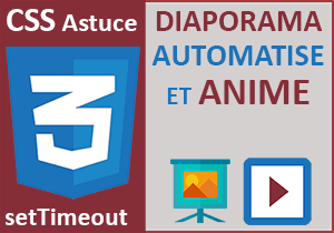 Diaporama automatisé d images en CSS et Javascript