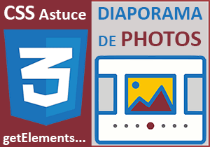 Diaporama de photos avec les styles Css et le Javascript