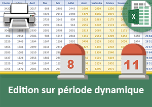 Edition automatique de la période choisie dynamiquement