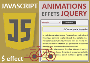 Effets d animation en Javascript et JQuery