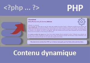 Enrichir dynamiquement les pages Web en Php