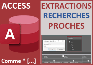 Extractions Access sur des recherches approchantes