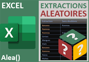 Extractions aléatoires avec Excel