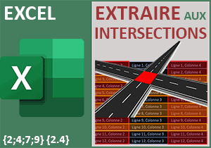 Extraire aux intersections des lignes et colonnes