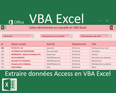 Extraire les données d une base Access dans Excel