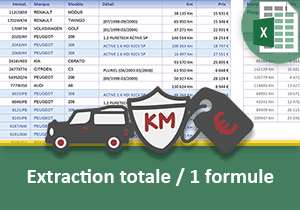 Extraire les données recoupées avec une seule formule