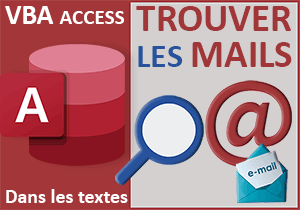 Extraire les mails des chaînes de textes en VBA Access