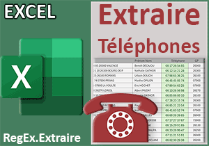 Extraire les numéros de téléphone des textes avec Excel