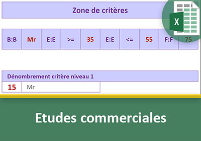 Extraire sur des critères de sélection recoupés avec Excel