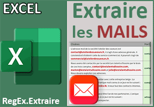 Extraire tous les mails englués dans des chaînes de texte