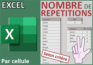 Extraire un exemplaire de chaque cellule répétée souvent